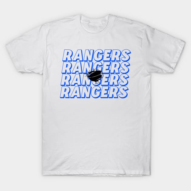 Rangers hockey team T-Shirt by Cahya. Id